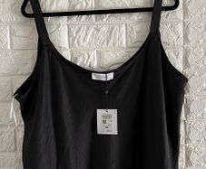 Plus Size Black Cami Top