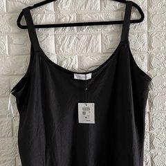Plus Size Black Cami Top