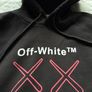 Off-White x KAWS style hoodie Image 2