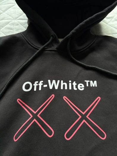Off-White x KAWS style hoodie