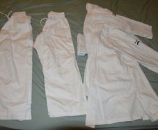 karate uniform 130 and 140