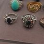 Antique Brass Ring Collection Lot of 15 Handmade Mixed Rings Image 6