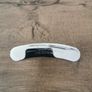 Hip flask with genuine leather inlay for sale Image 3