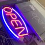 OPEN Neon LED Sign Business Shop Caffe Office Restaurant Take Away Image 3