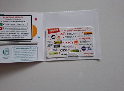 One4all gift card