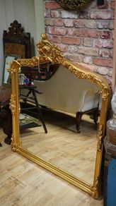 Gilt Overmantel Mirror