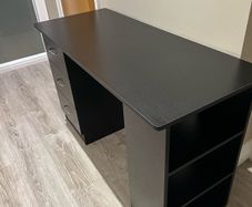 Black Office Desk