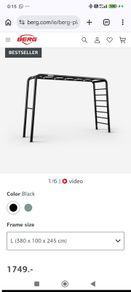 Berg PlayBase Climbing Frame - Large (Still in Box)