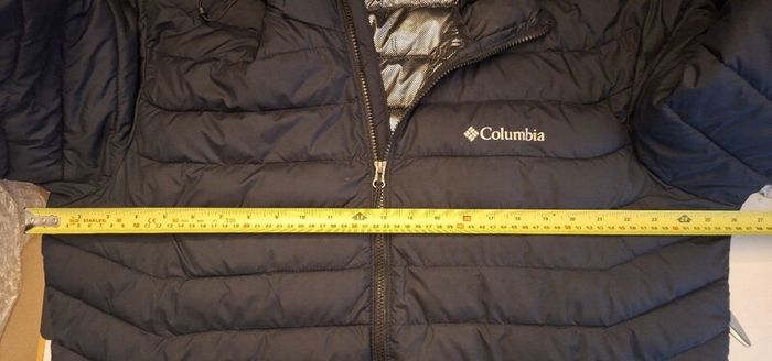 Columbia Mens Powder Lite Hoody Jacket - Black XL As New