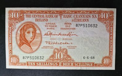 10 Shillings Lady Lavery 1968  Banknote