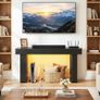 Console Table with Outlets & Motion Sensor LED, 120cm Narrow Behind Couch Sofa Table with USB Ports, Modern Hallway Entryway Table with Storage Space for Entrance Hall, Living Room, Black Image 6
