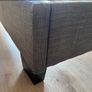 Lovely Sturdy Grey Fabric Single Bed Frame - Can Deliver Image 2