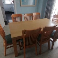 Dining Room Table and 8 Chairs