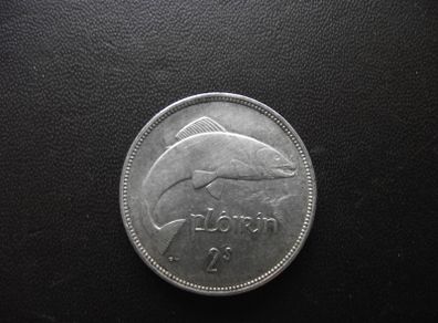 Irish Republic. 1939 Silver Florin. Nice condition!