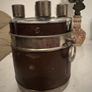 Vintage Barrel Decanter Set with 4 Bottles, Cognac Whisky Gin Martini Image 5