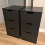 2 IKEA NORDLI Chest of 3 Drawers Image 2