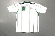 Player Issue (L) Northern Ireland 2008 Jersey Shirt Umbro Vintage Retro Away Soccer Football Irish Green Norn iron Large