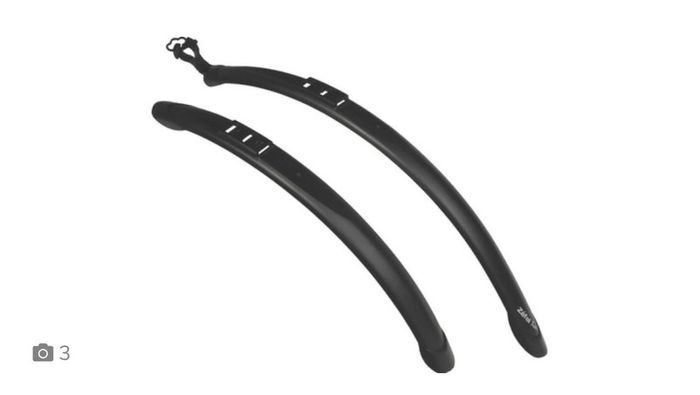 Zefal Classic Mudguard Set Front and rear MTB mudguard will Suit 26" and 27.5" inch Mountain bike.