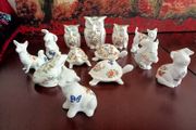 Aynsley "Cottage Garden" Animal  Figurines and Trinket Boxes