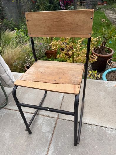 Pair of mid century industrial chair