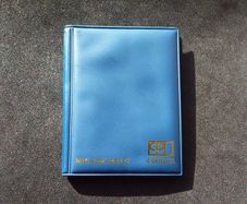 Genuine Collecta Blue Mini Coin Wallet / Pocket Album (Used)