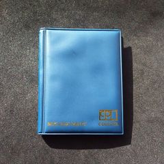 Genuine Collecta Blue Mini Coin Wallet / Pocket Album (Used)