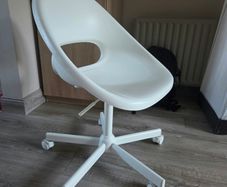 White Swivel Chair