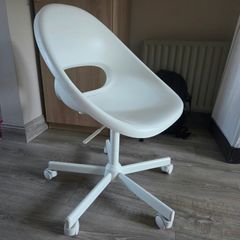 White Swivel Chair