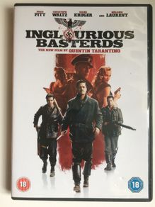 Inglourious Basterds (Quentin Tarantino Film) [2009] Christoph Waltz, Brad Pitt, Michael Fassbender [DVD Movie] Academy Award Winner