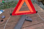 Genuine Saab 900 warning triangle