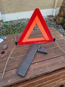 Genuine Saab 900 warning triangle