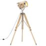 Tripod Floor Lamp Solid Mango Wood 131 cm Image 4