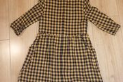 Dunnes Ochre Check Dress (8y) (NEW)