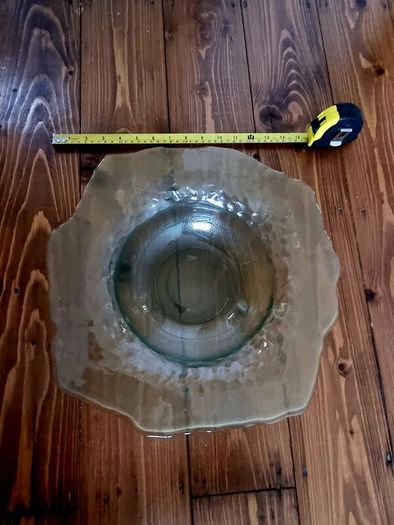 Large Vintage Glass Bowl