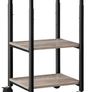 Mobile Printer Stand, 3-Tier Printer Cart with Storage Shelf, Height Adjustable Machine Cart on Wheels (MULTIPLE COLOURS AVAILABLE) Image 2