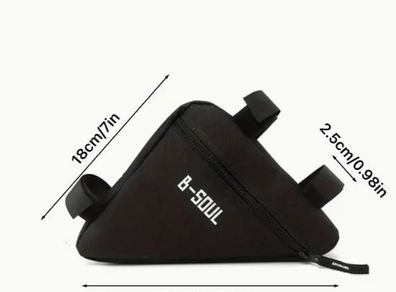 1pc High-Capacity Bicycle Frame Triangle, new.