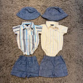 Bundle of 2 Tahari baby boy co-ord sets