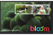 2014 Ireland Bloom Commemorative Stamps Miniature Sheet Fine Used with First Day of Issue Cancel