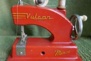 Antique Toy Sewing Machine Red Vulcan 1950s Display JAPAN JP