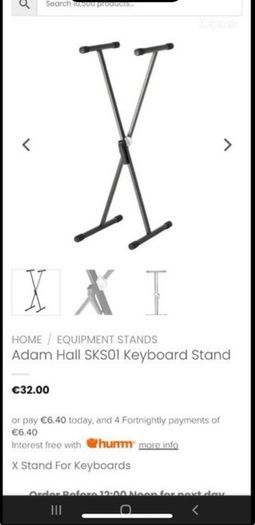 Keyboard, Stand, Adapter