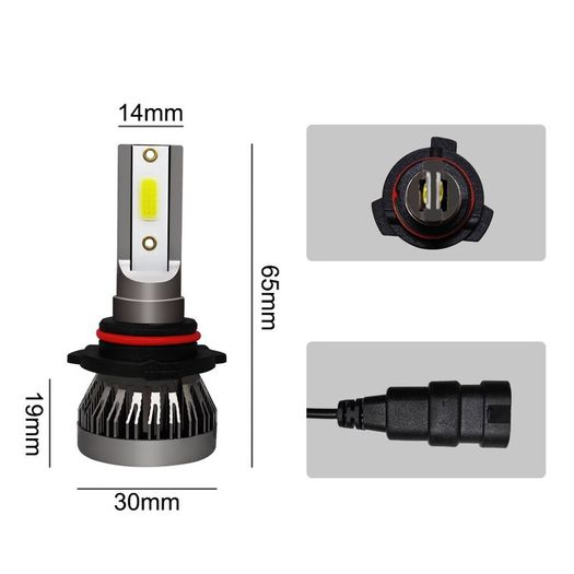 H7 LED 8000LM Mini Car Headlight Bulbs H1 LED H7 H8 H9 H11 Headlamps Kit 9005 HB3 9006 HB4 Auto LED Lamps Car