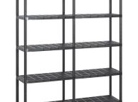 main image for ad Storage Shelf 5-Tier Black 142x38x170 cm Plastic