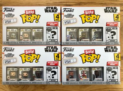 Funko Bitty Pop: Star Wars The Mandalorian 4 Pack (Series 1-4)