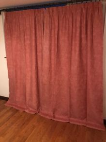 Pre-loved Dusty Pink Curtains