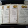 Irish collection coin box+ 4 coins Image 3