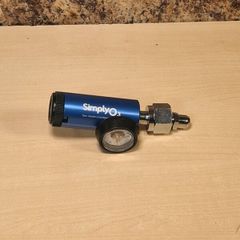 SIMPLY 03 CGA-540 mini 02 oxygen tank regulator  adjustable BRAND NEW