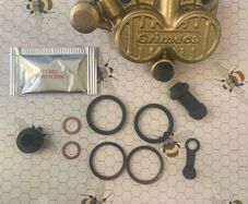 Honda Nsr 125 jc22 front brake rebuild kit Grimeca