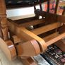 Solid Oak Wood Rocking Chair Image 8