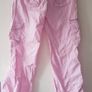 Pink cargo trousers like new fits adult 6/8 barely worn Image 2