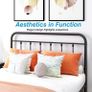 Double Bed Frame with Storage and Headboard Image 3